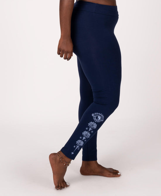 Yin Yang Organic Cotton Leggings - Yin Yang Leggings | Organic Cotton Leggings | Soul Flower Women
