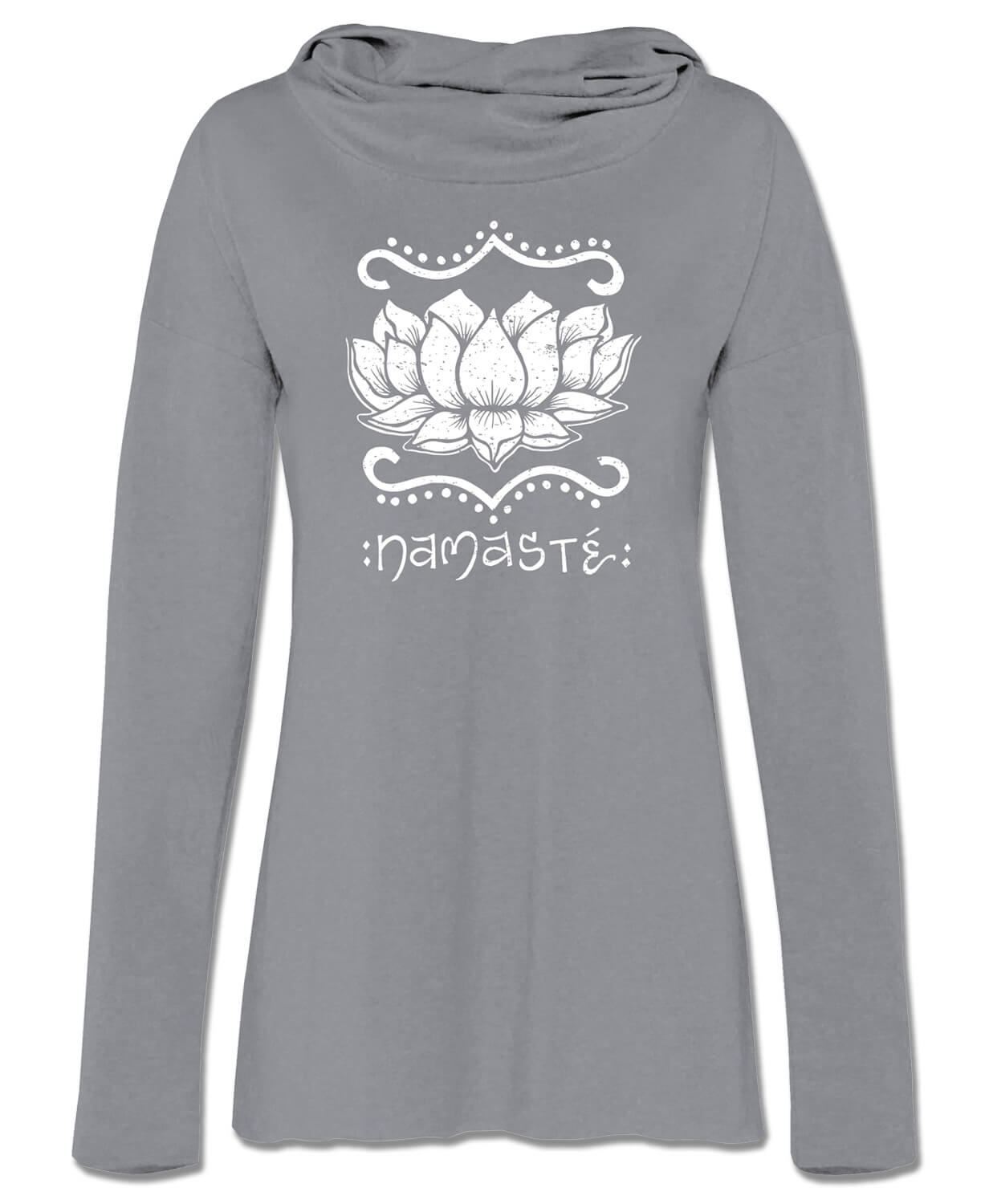 Namaste Lotus Cowl Yoga Hoody