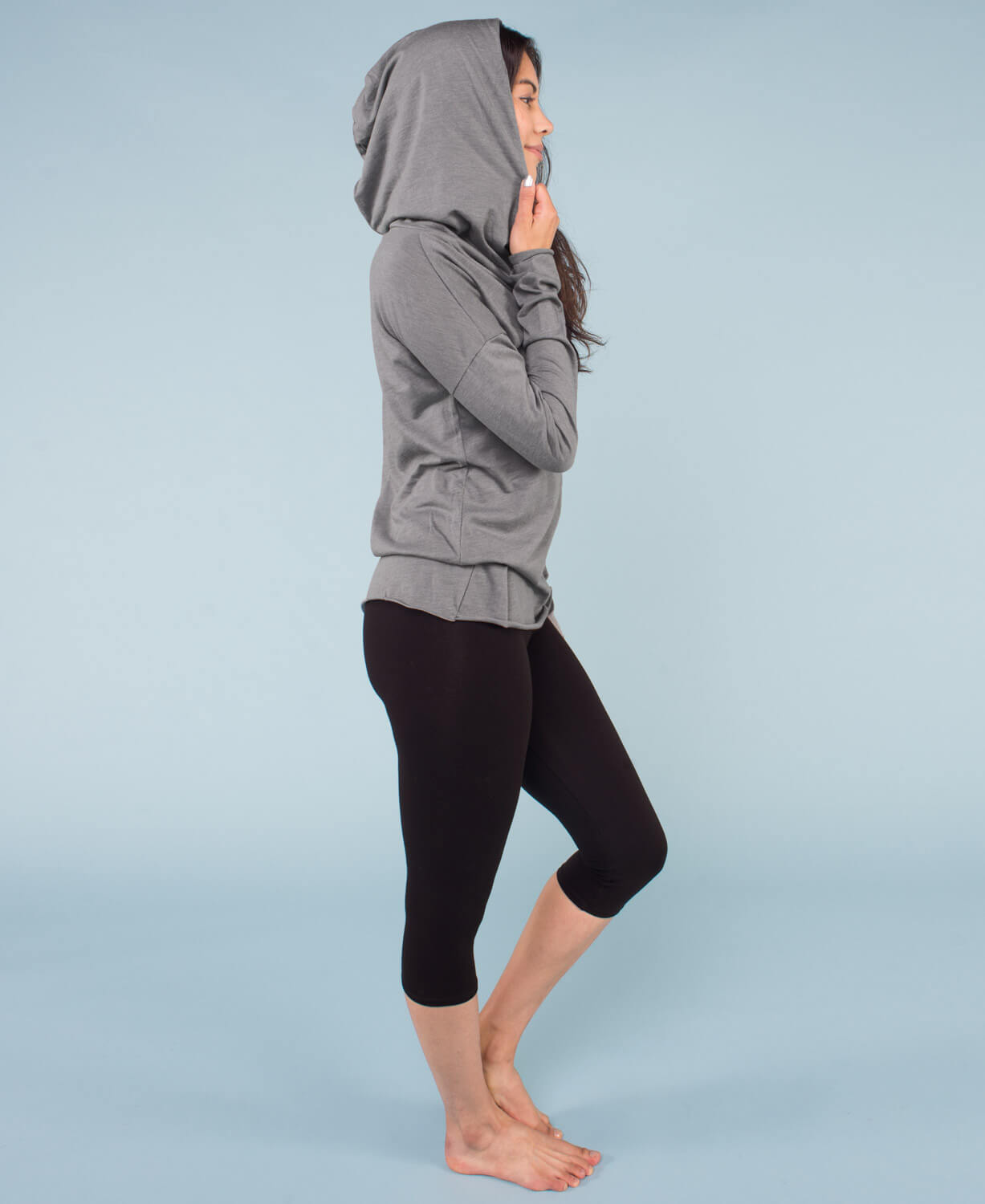 Namaste Lotus Cowl Yoga Hoody Women