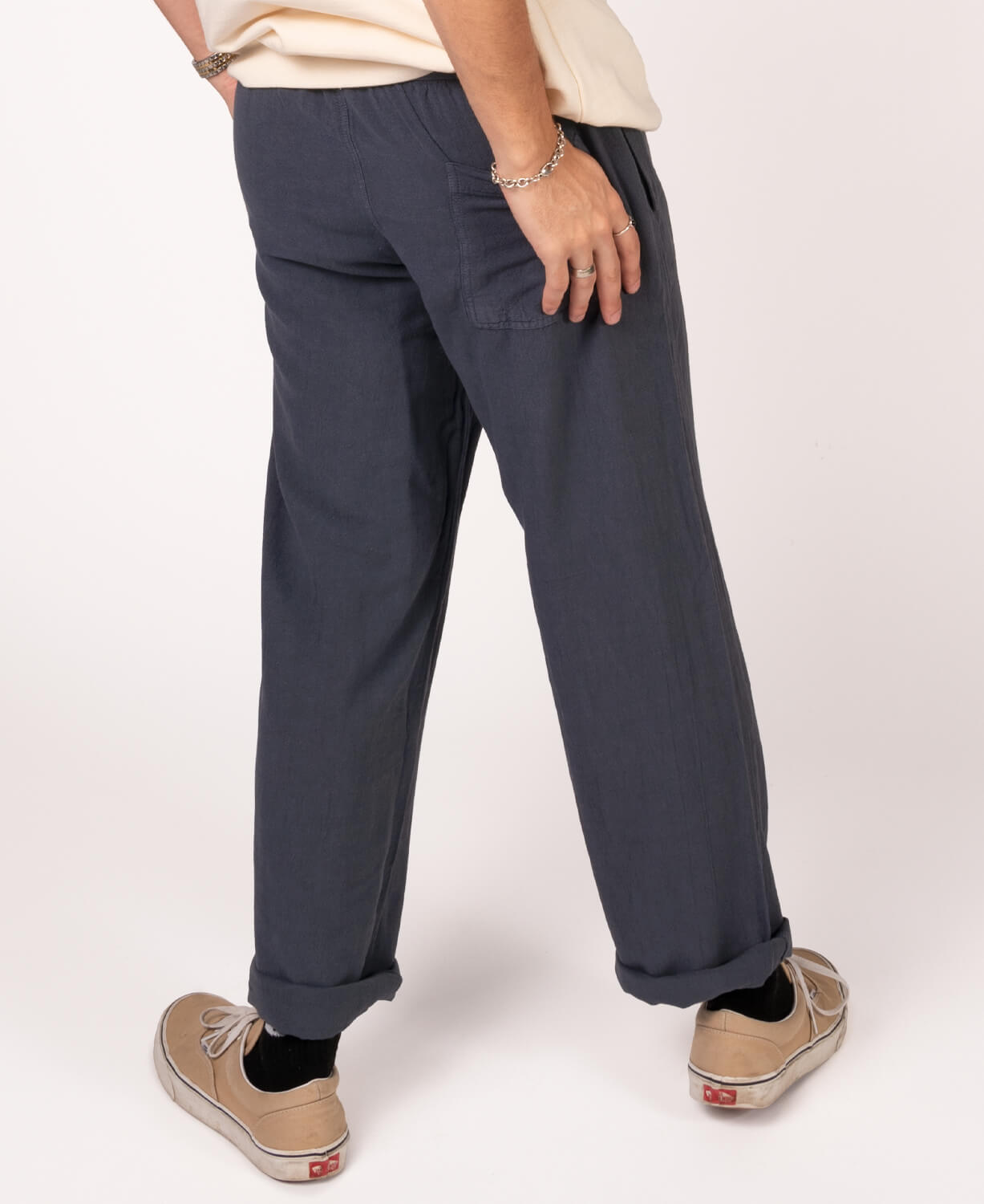 Hemp Yoga Pants - Midnight Men