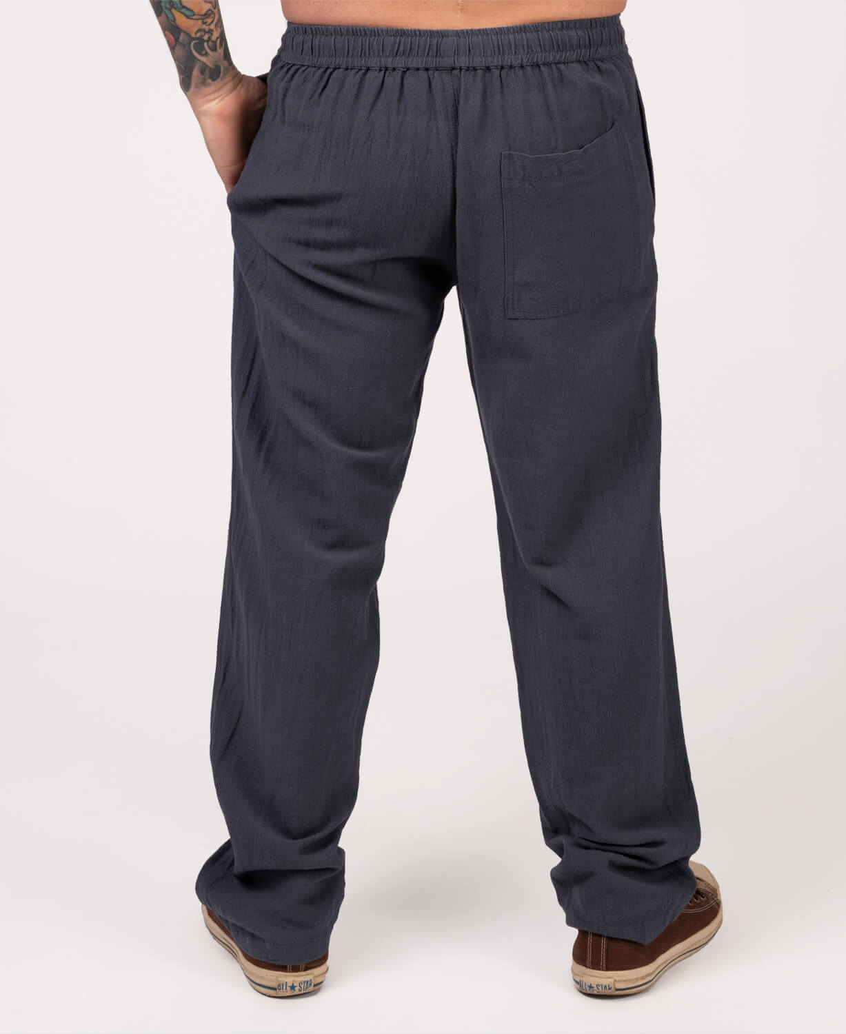 Hemp Yoga Pants - Midnight Men