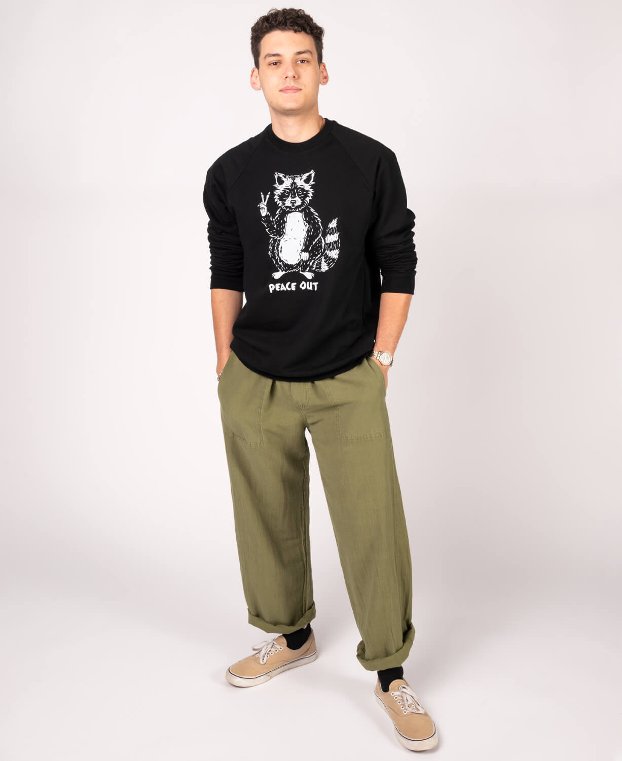 Hemp Yoga Pants - Moss Men