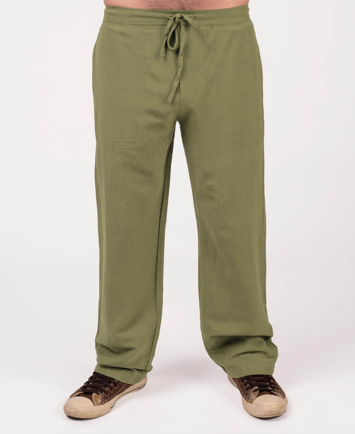 Hemp Yoga Pants - Moss Men