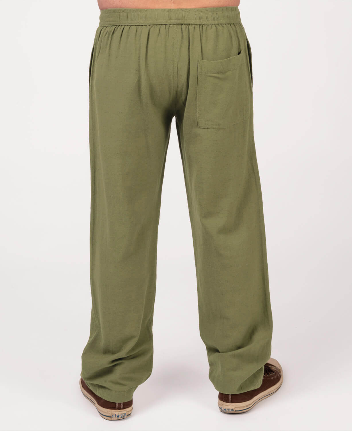 Olive Hemp Pants | Natural Fiber Mens Pants | Soul Flower