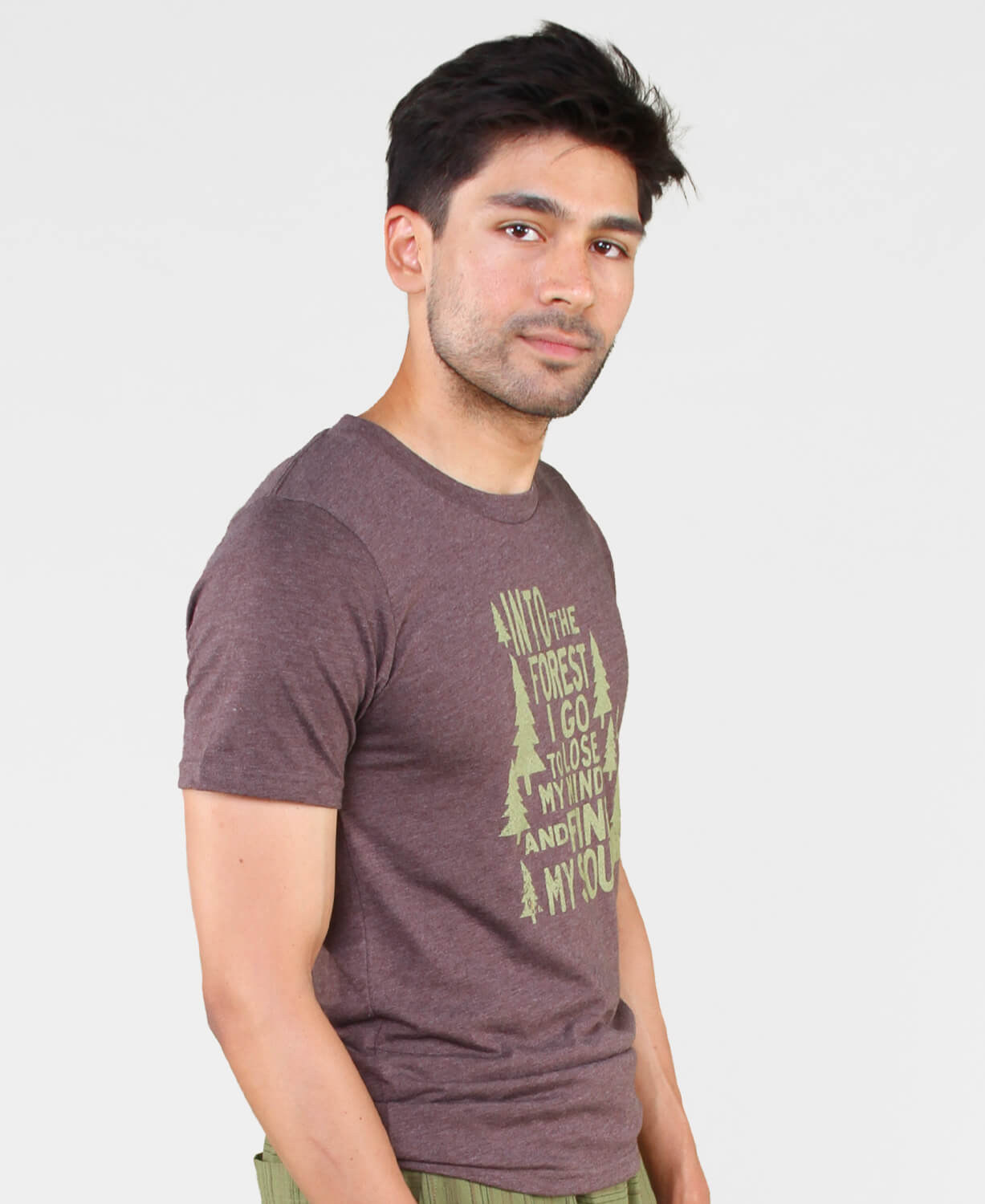 Into the Forest Heathered T-Shirt - Shades May Vary (Unisex) Men