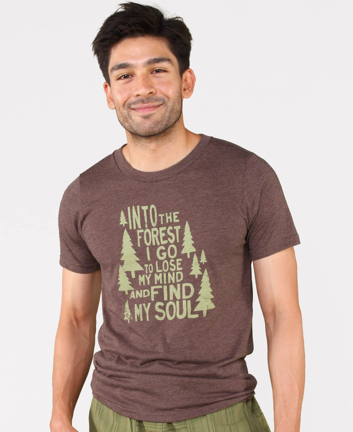 Into the Forest Heathered T-Shirt - Shades May Vary (Unisex) Men