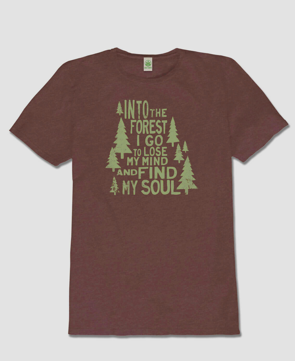 Into the Forest Heathered T-Shirt - Shades May Vary (Unisex)