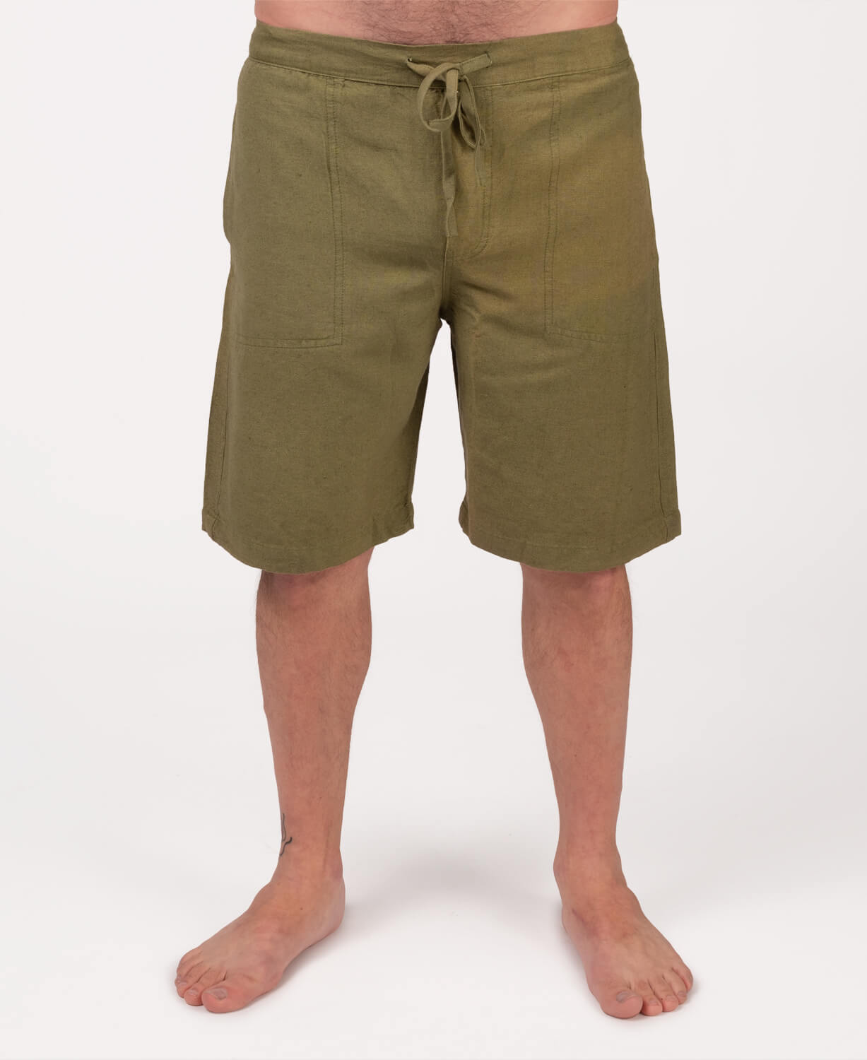 Hemp Yoga Shorts - Moss Men