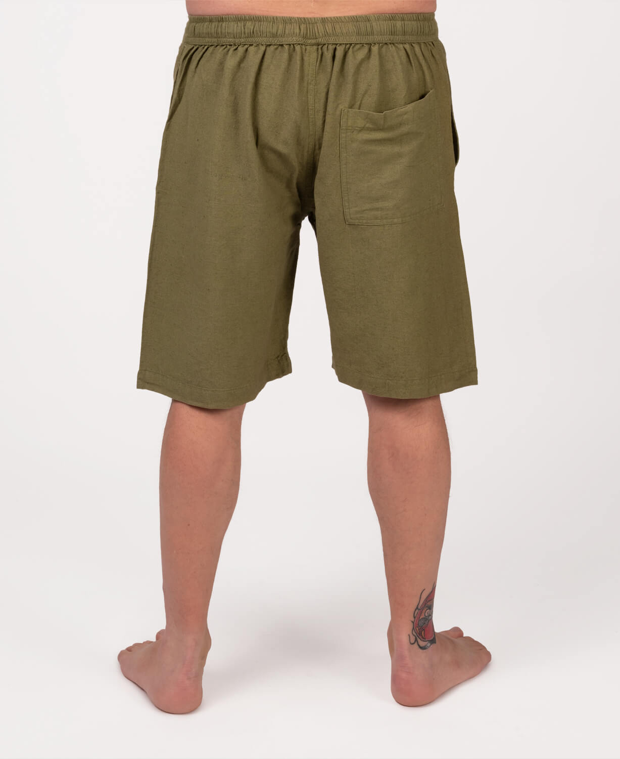 Hemp Yoga Shorts - Moss Men