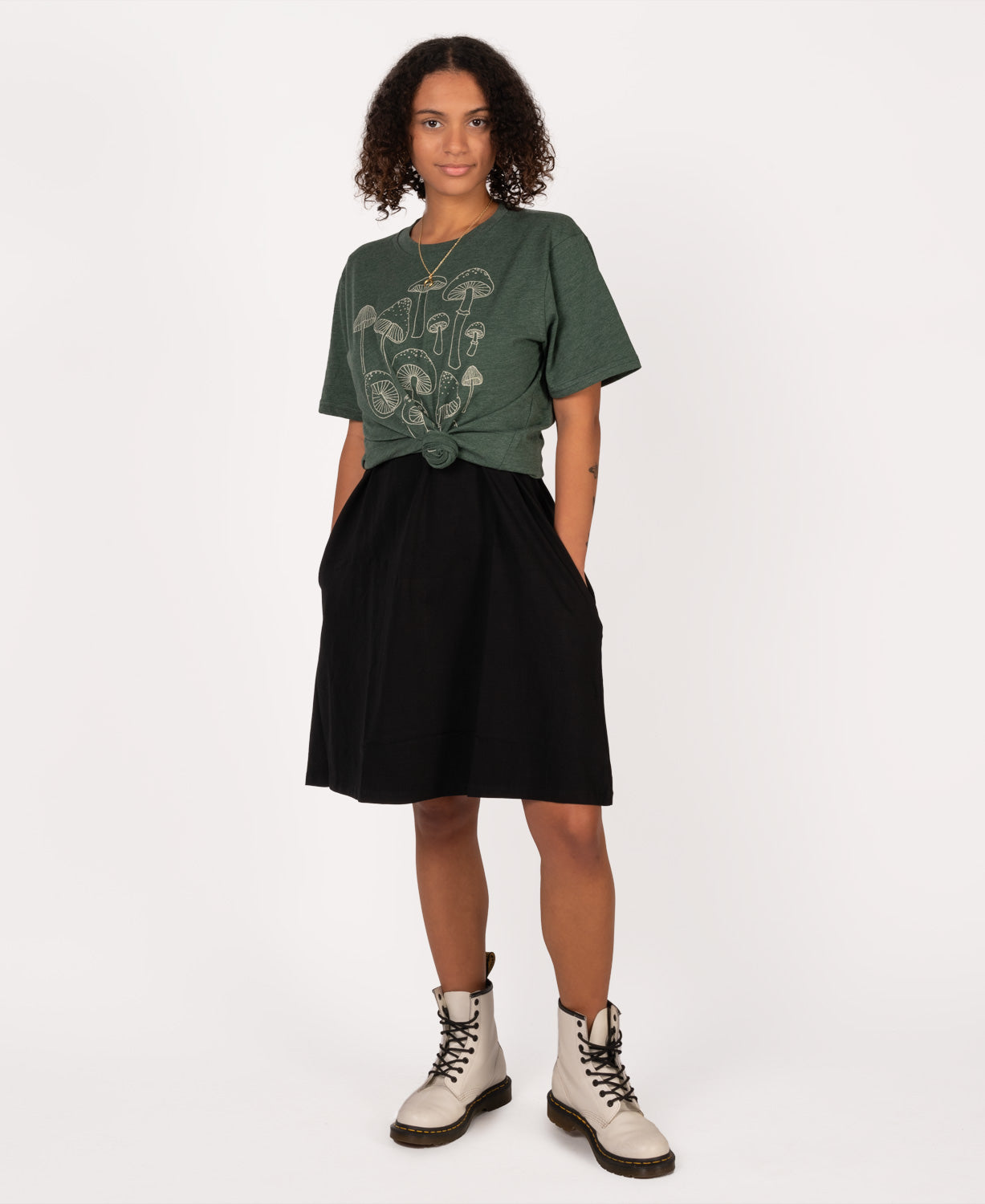 Mushrooms Recycled T-Shirt - Unisex Women