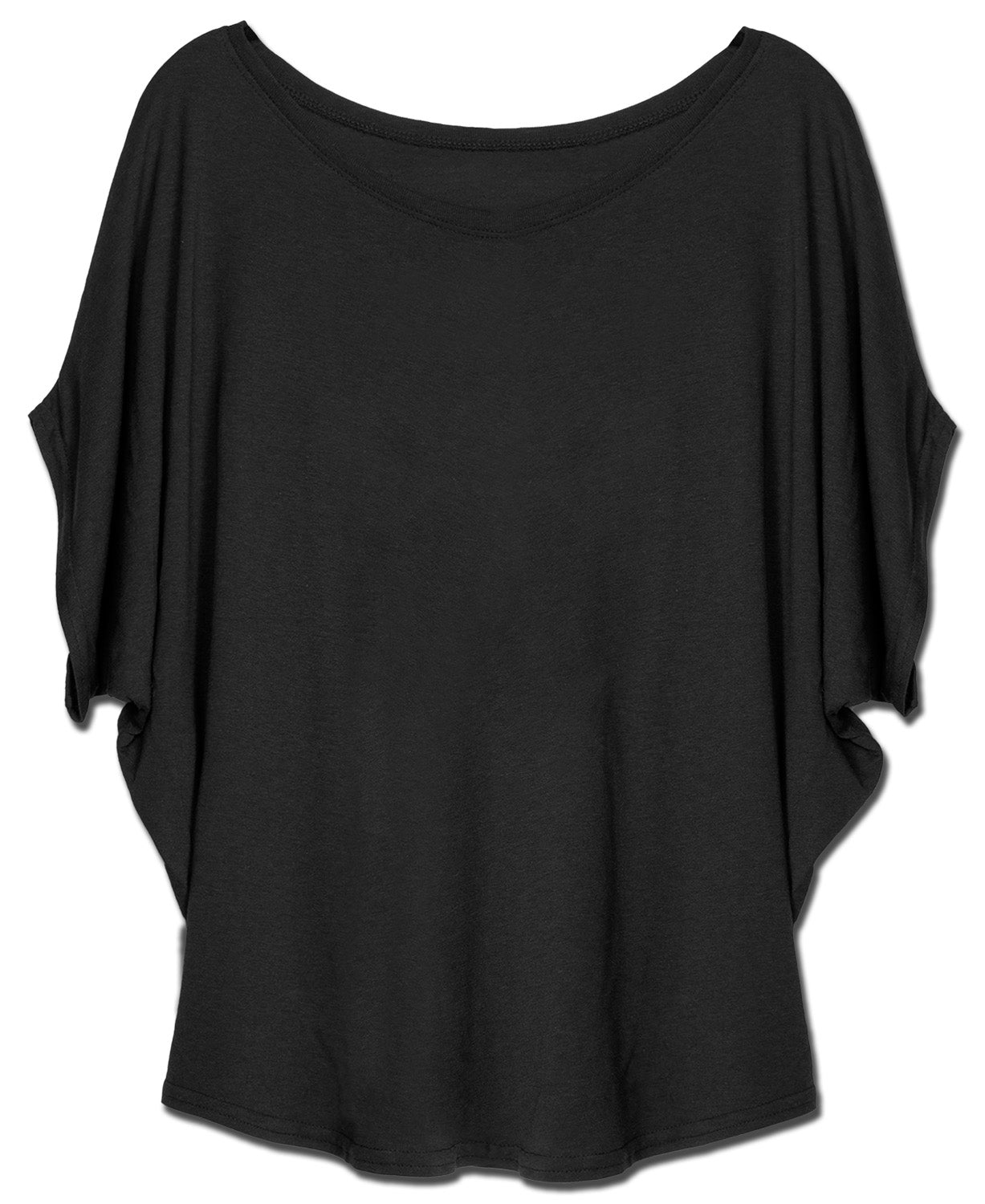Black Bamboo Dolman Top