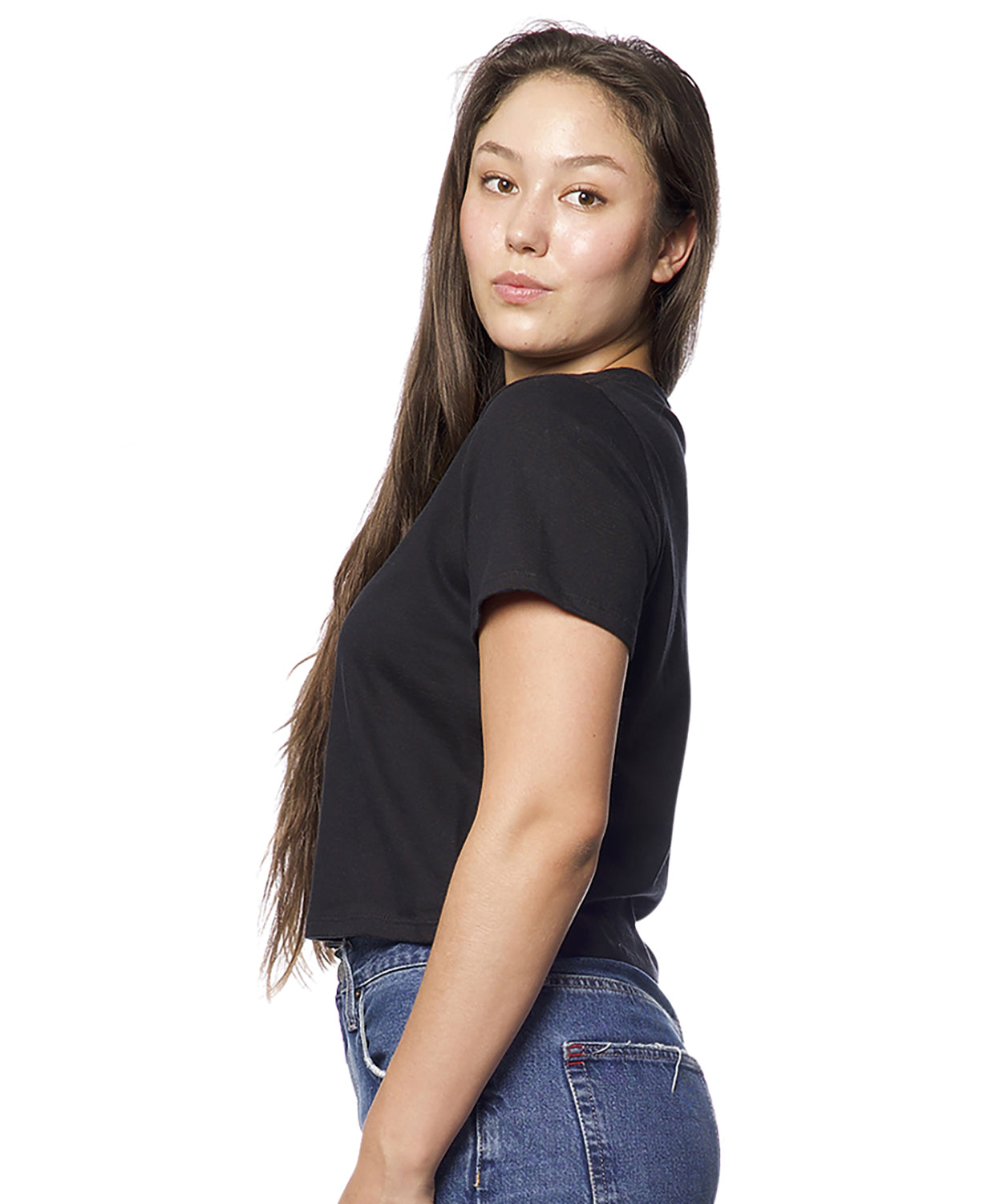 NEW! Easy Crop Tee in Black