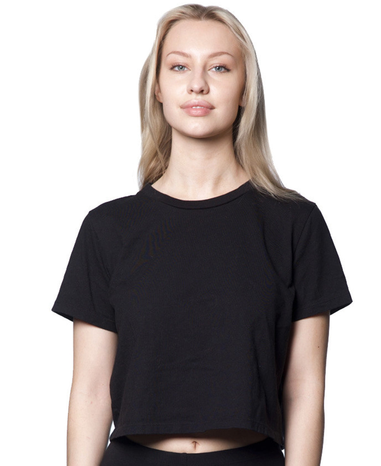 Easy Crop Tee in Black - Boho Crop Tee | Crop Top | Soul Flower
