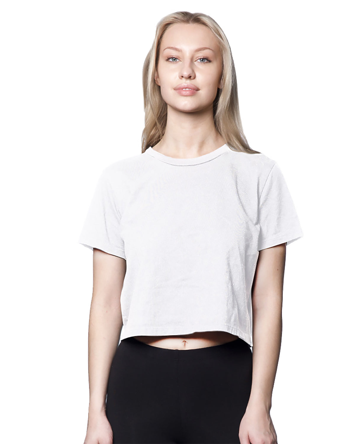 NEW! Easy Crop Tee in White