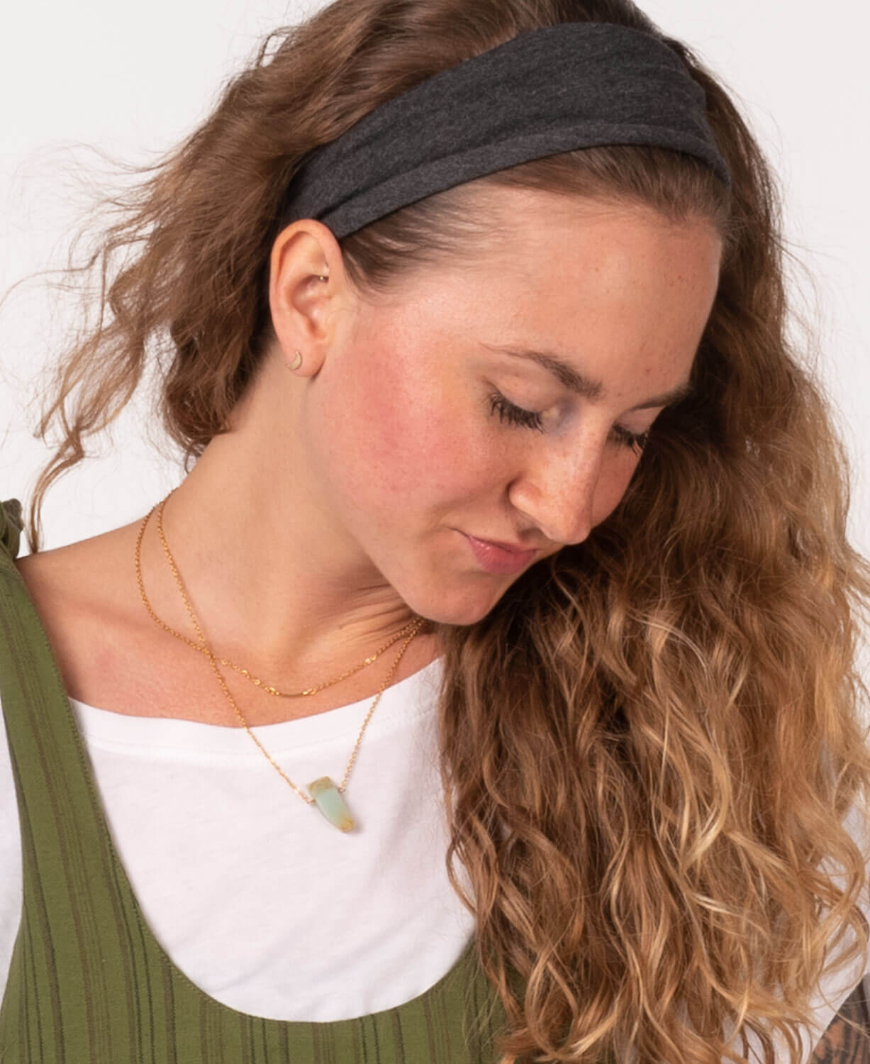 Recycled Boho Headband - Eco Black Women