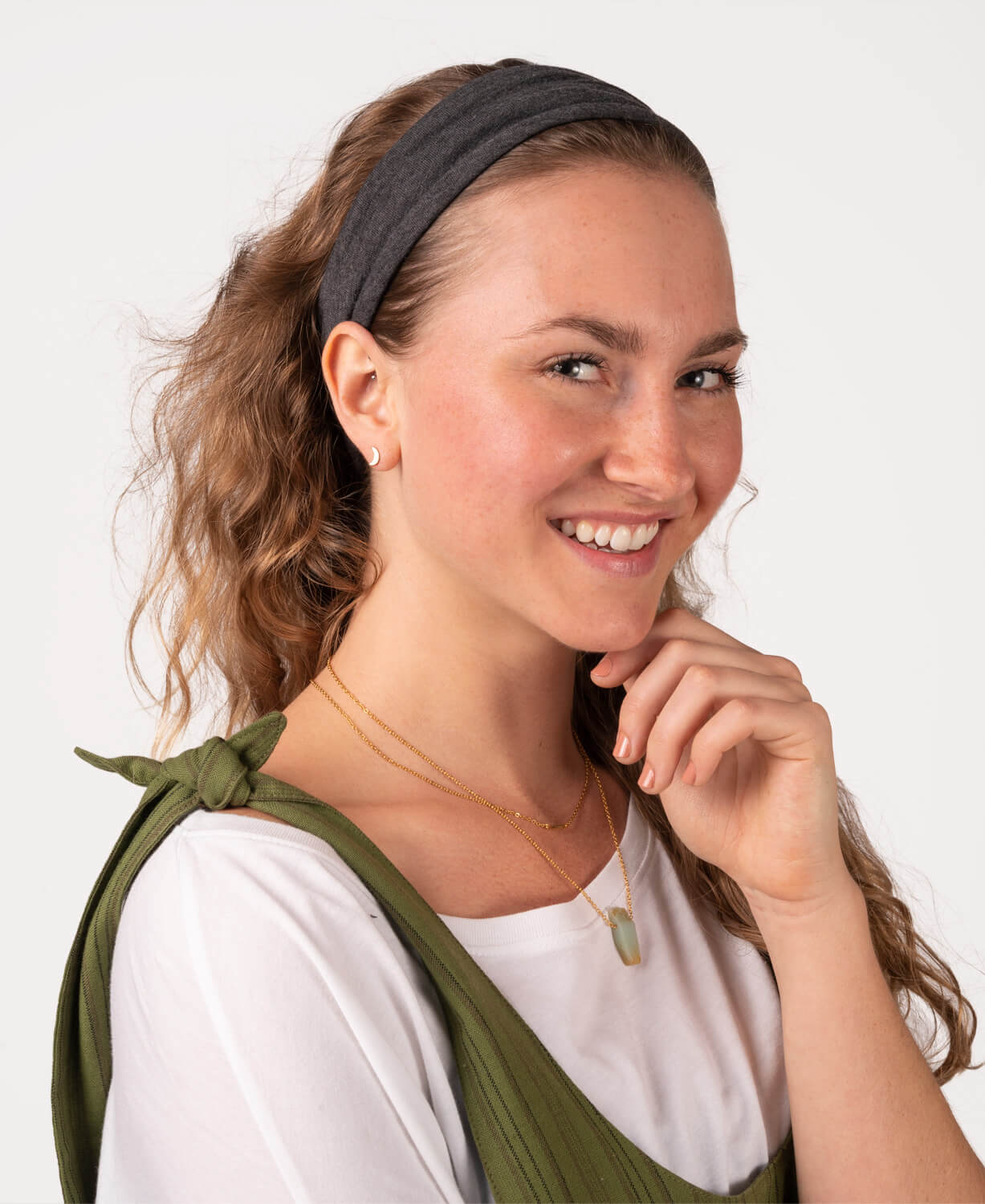 Recycled Boho Headband - Eco Black Women