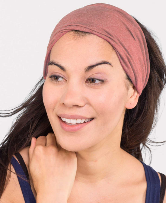 Recycled Boho Headband - Eco Rose - Pink Hairband | Boho Headbands | Soul Flower Women