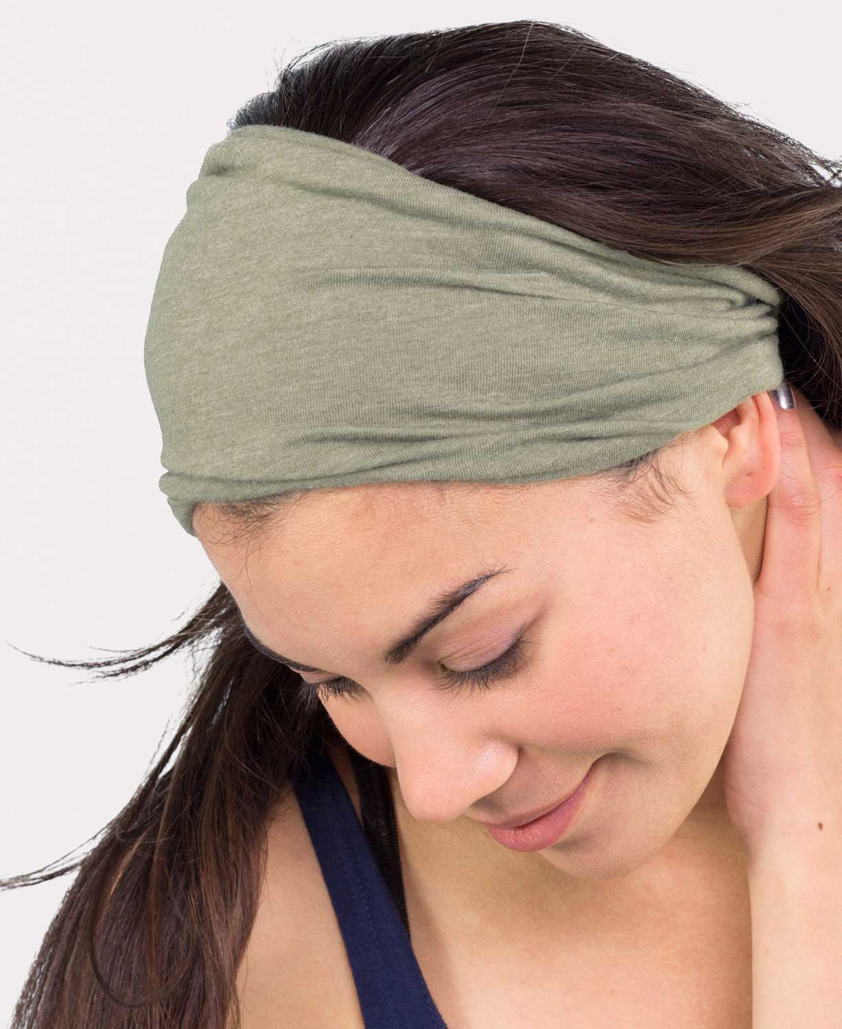Recycled Boho Headband - Eco Sage Women