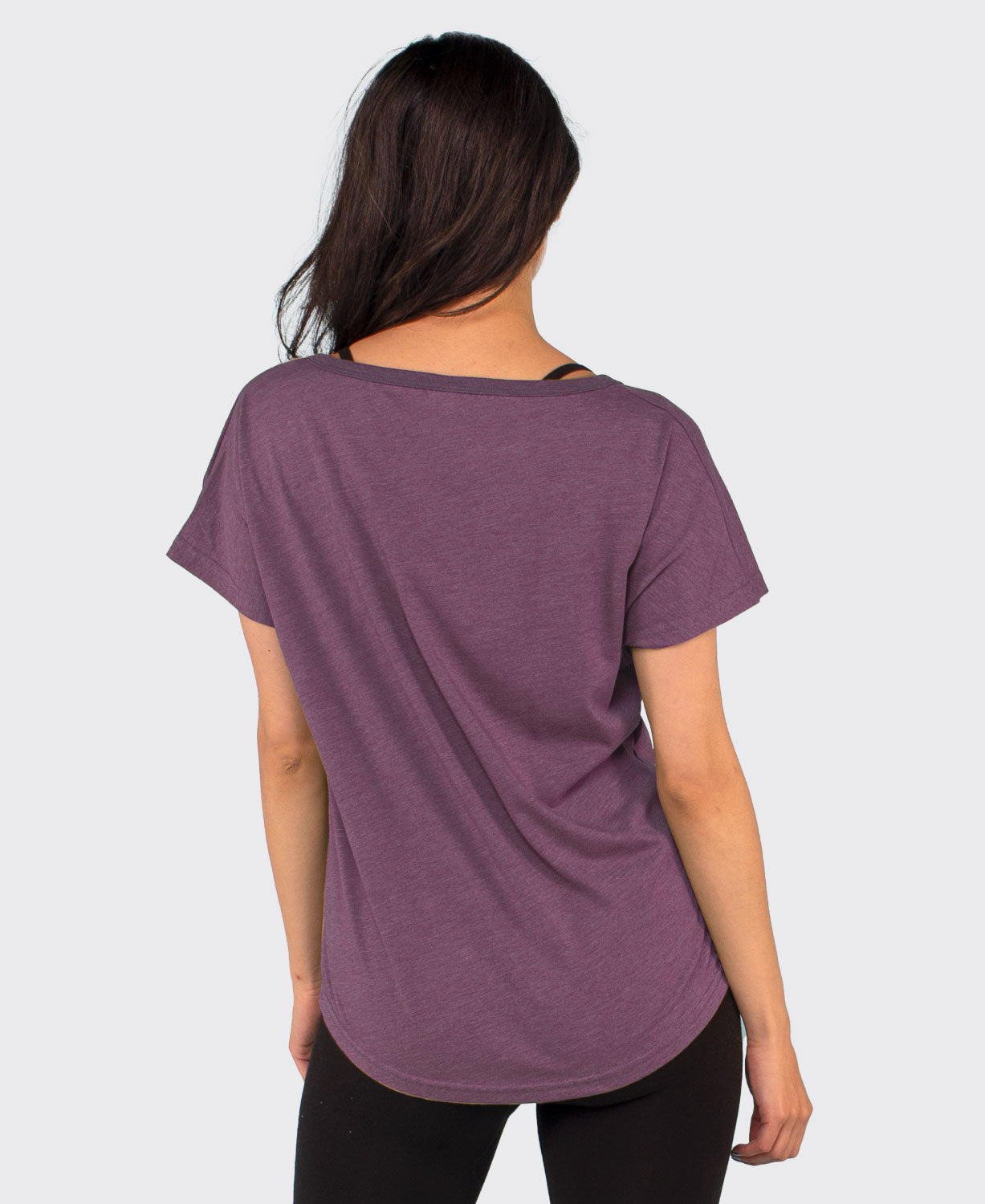 Recycled Slouch Top - Eco Plum Women
