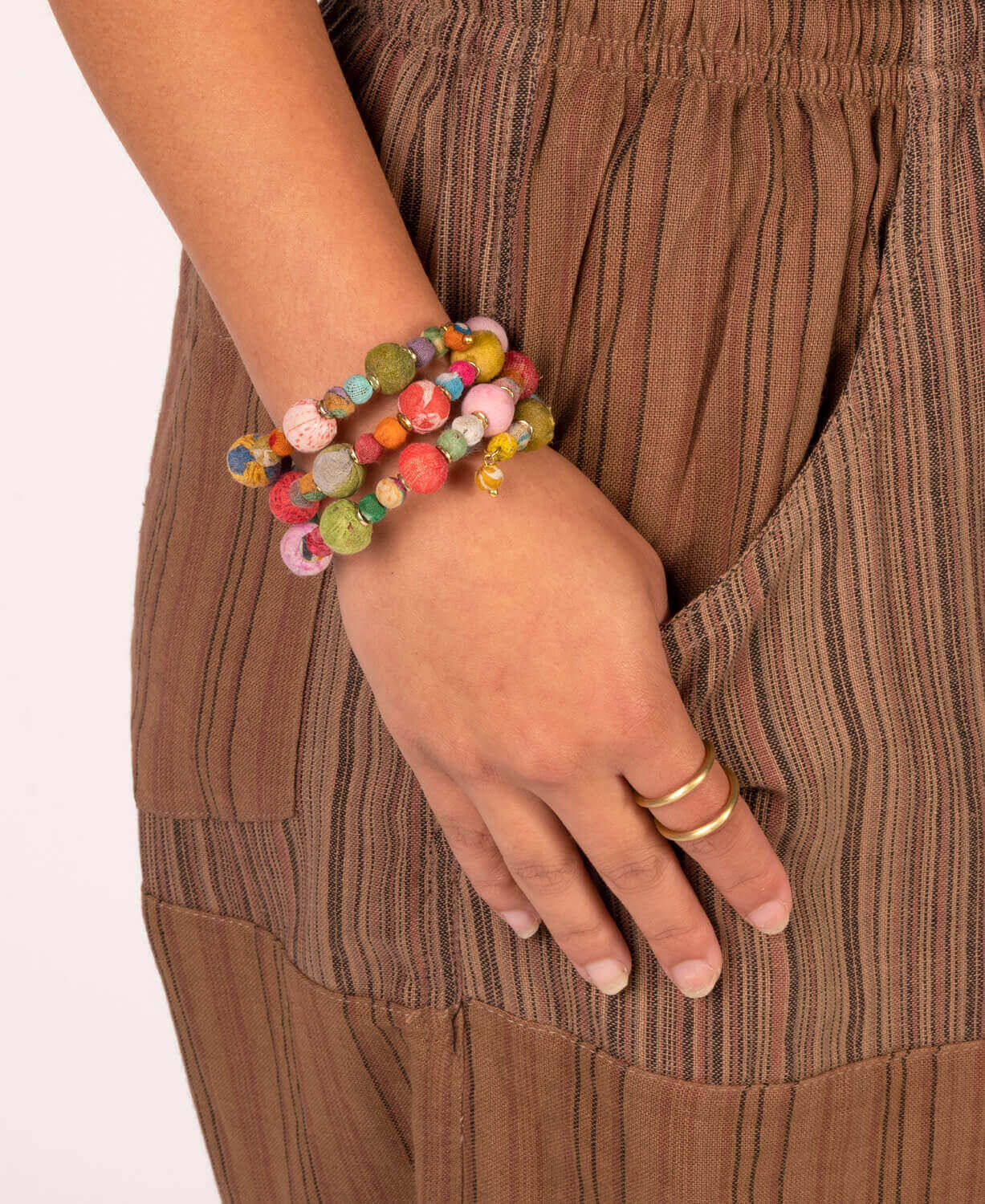 Gold Double Layer Ring