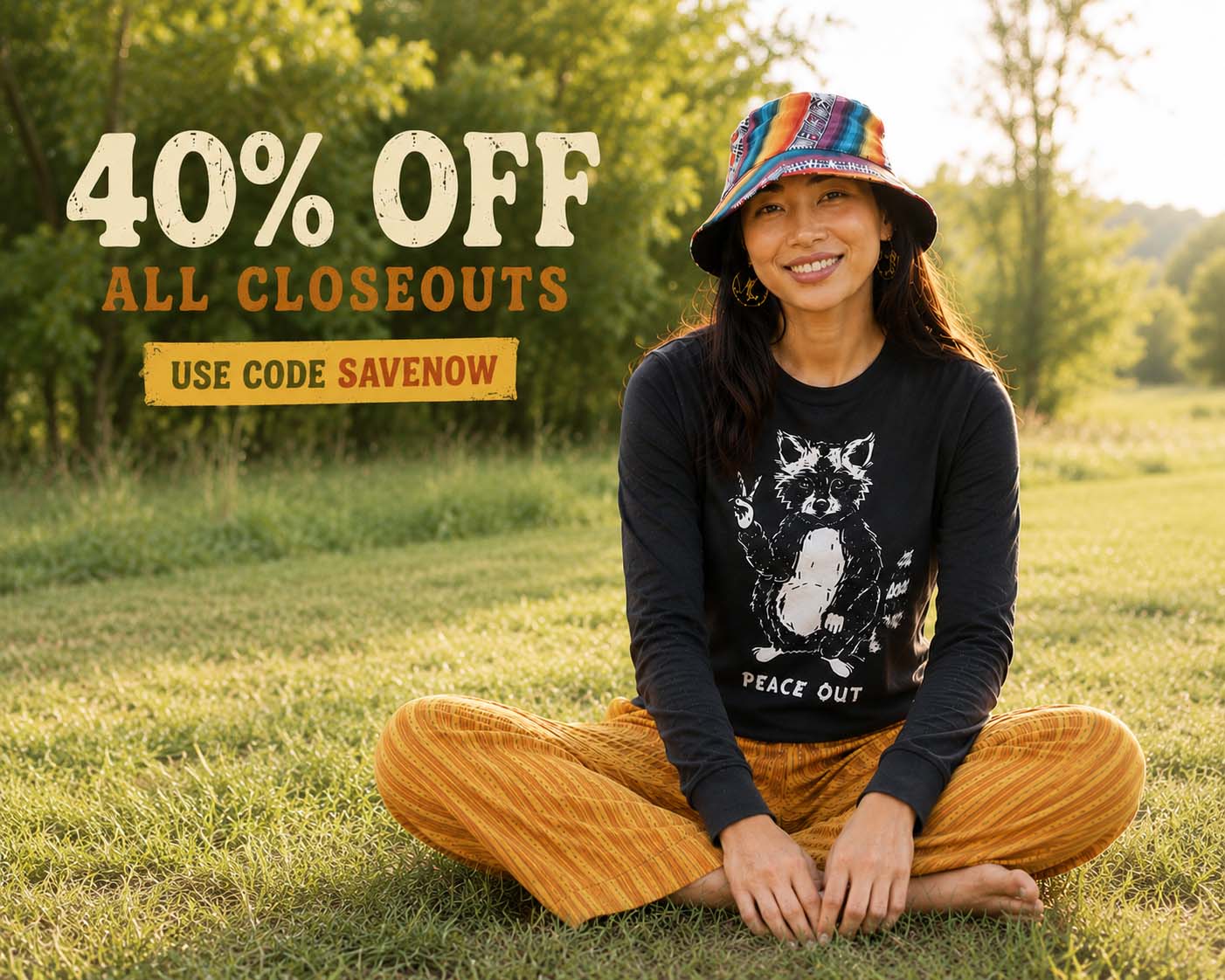 SAVE AN EXTRA 40% ON CLOSEOUTS