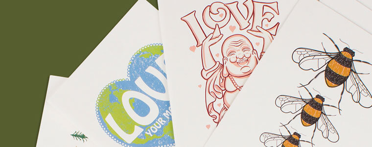 <p>All papers are made with 100% post consumer recycled fiber, are acid free and archival, and Processed Chlorine Free (PCF). Papers are produced with 100% renewable green electricity and are FSC Certified, meeting requirements for responsible forestry.</p>