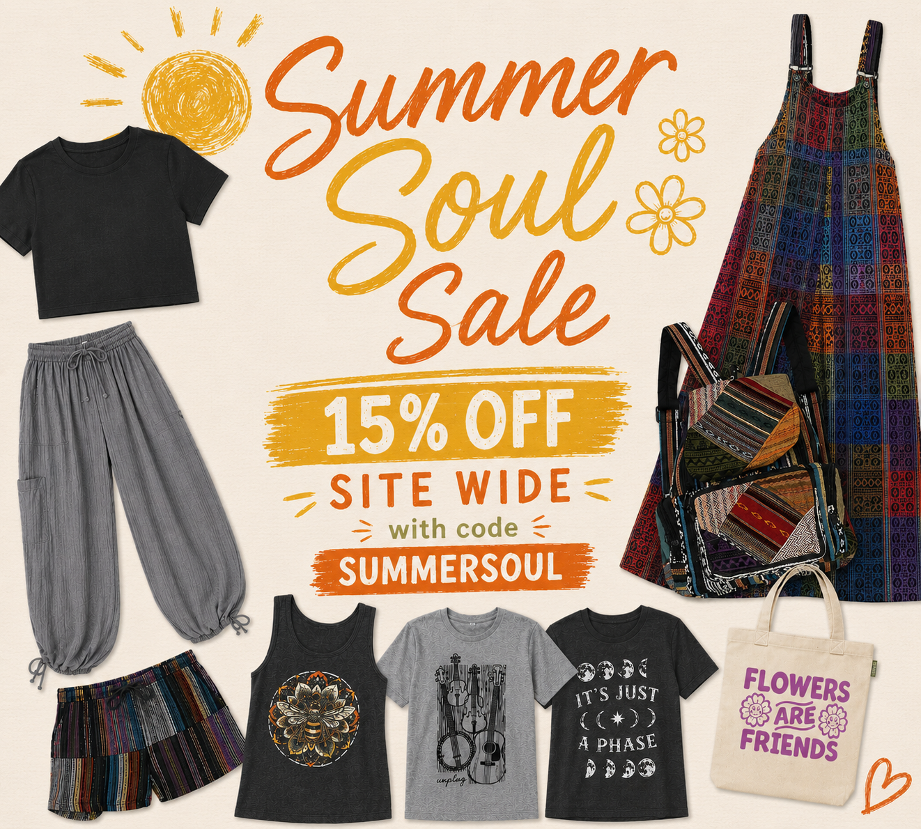 15% OFF SITEWIDE