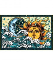 NEW! Sunrise Ocean Tapestry in 3D (Twin)