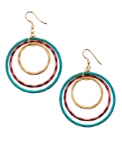 NEW! Aurora Desert Layered Hoop Earrings