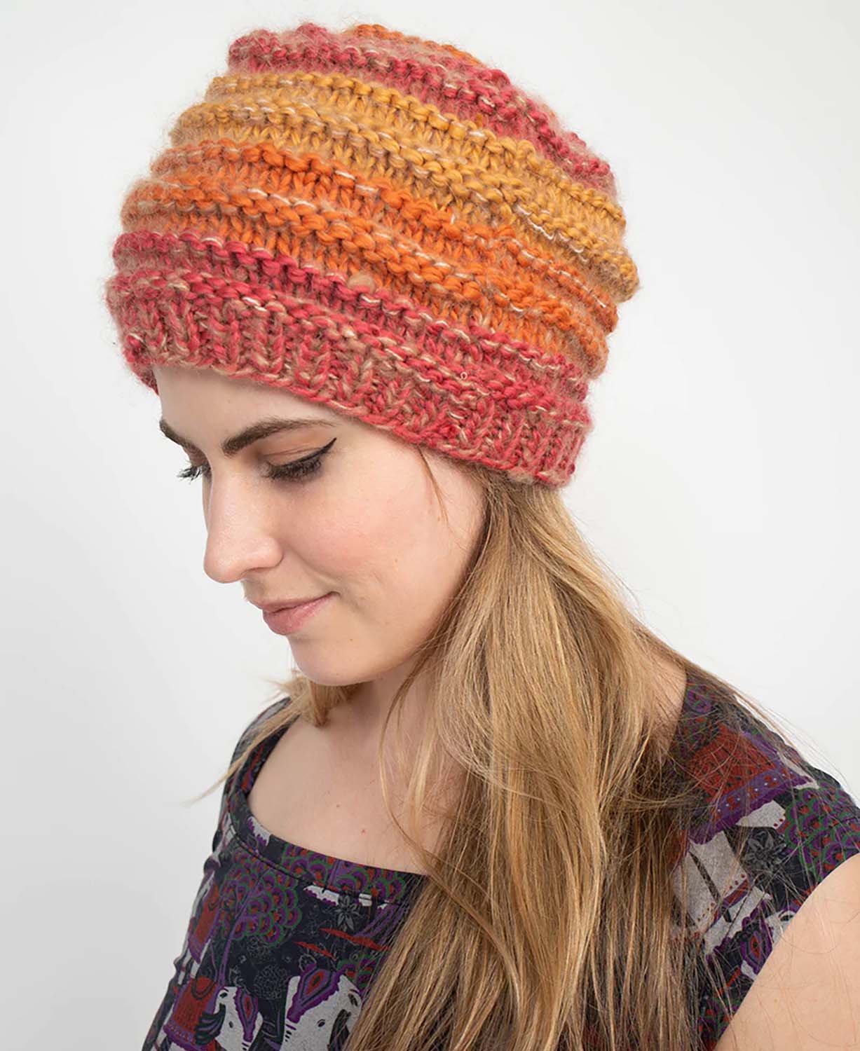 NEW! Candy Apple Striped Beanie