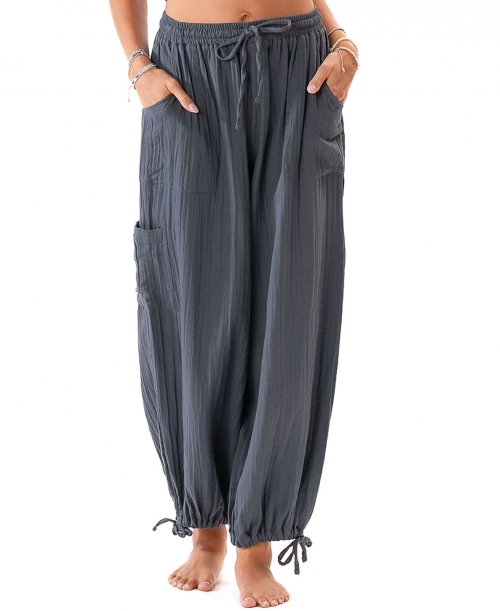 kaval カヴァル／Woven Strings Salopette Pants kaval / カヴァル woven string salopette pants linen BLACK F