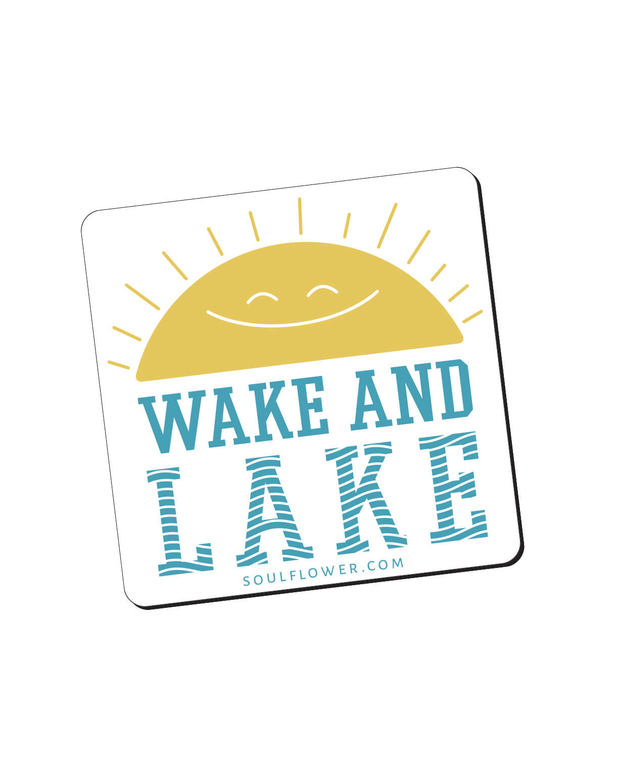 NEW! Wake And Lake Magnet