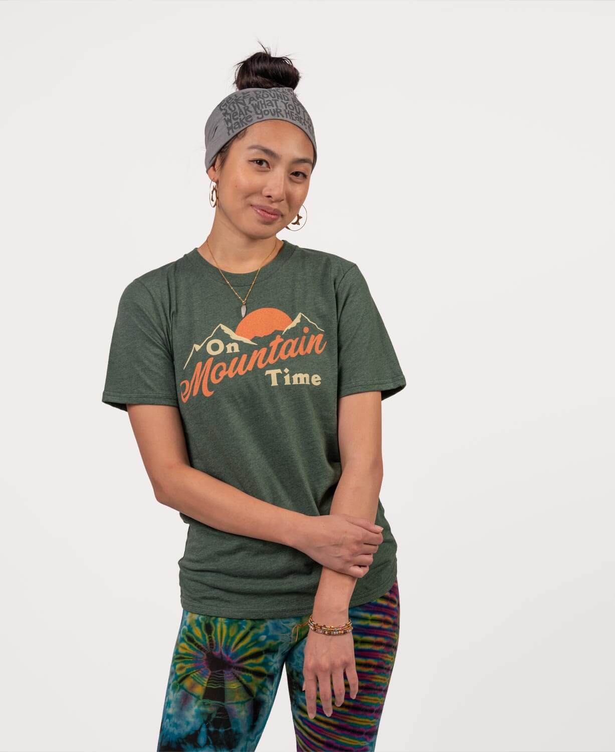 Closeout! On Mountain Time Recycled T-Shirt - Unisex