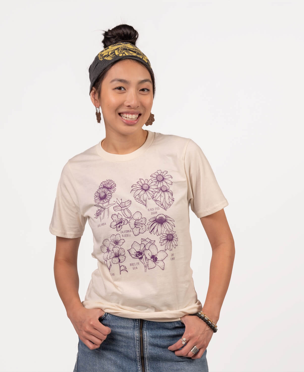 Flower Botanical Organic T-Shirt - Unisex