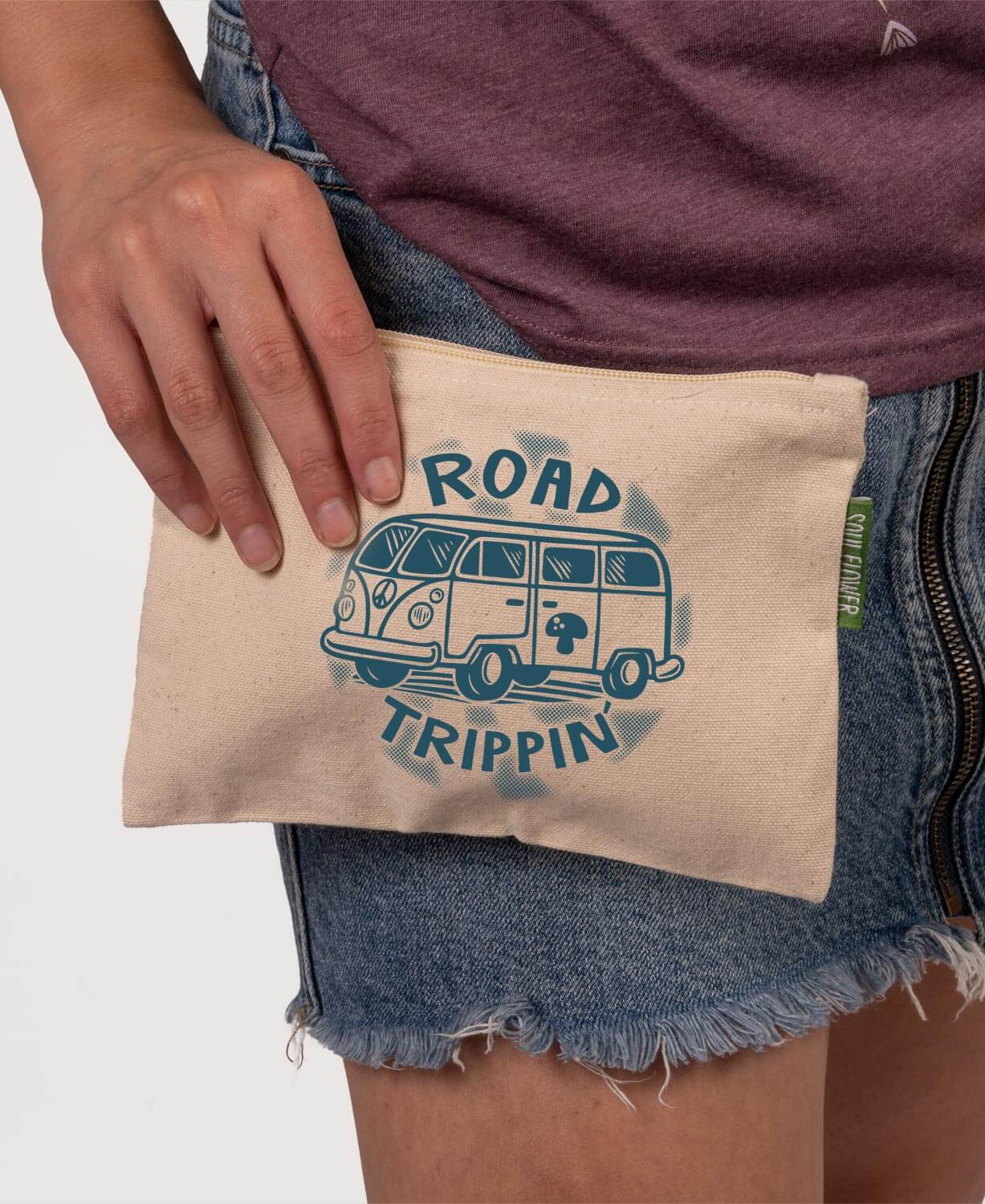 NEW! Road Trippin' Large Zipper Pouch