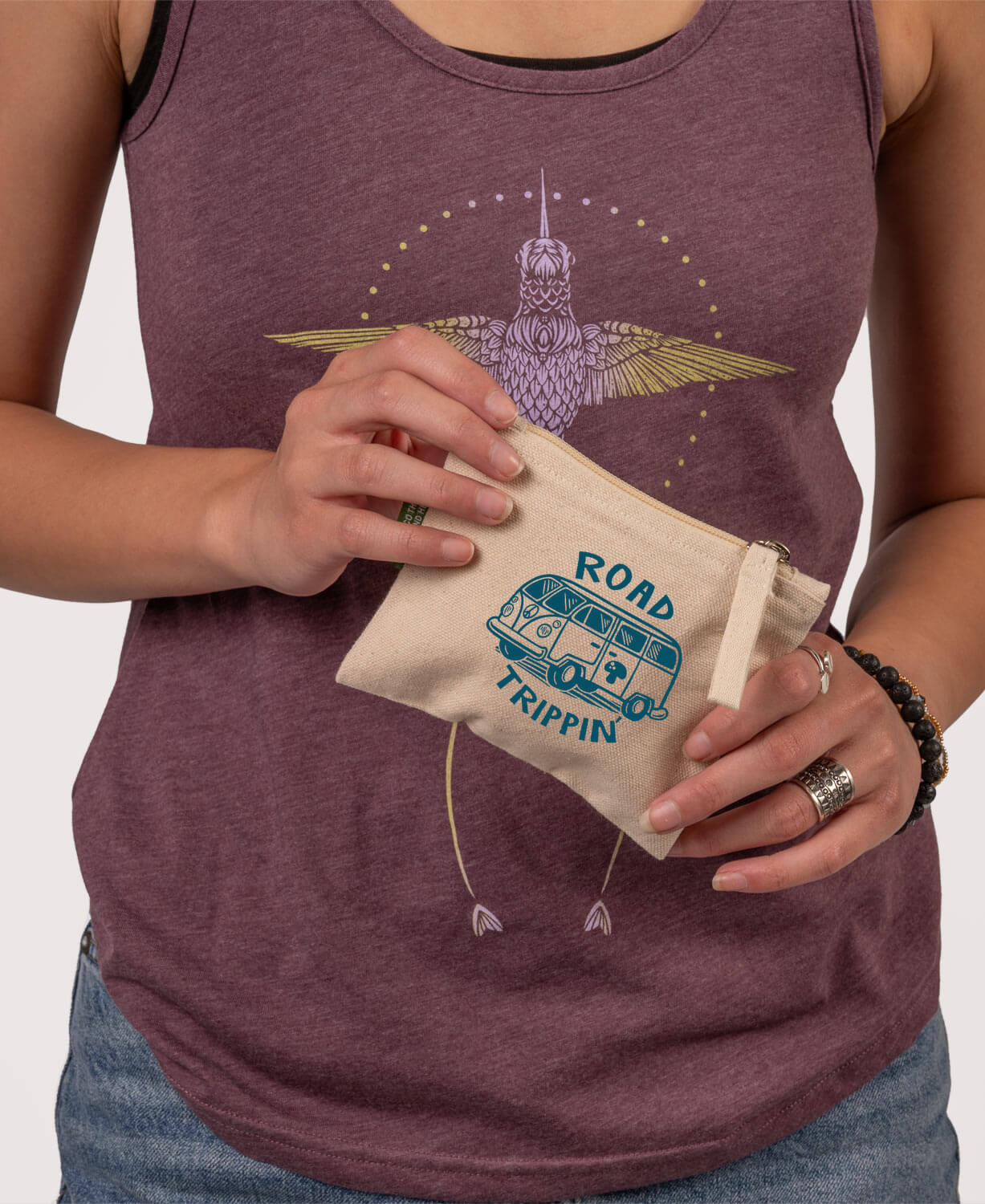 NEW! Road Trippin' Small Zipper Pouch