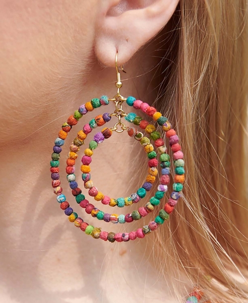 Boho sales earrings hoops