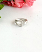 NEW! Silver Open Triangle Wrap Ring