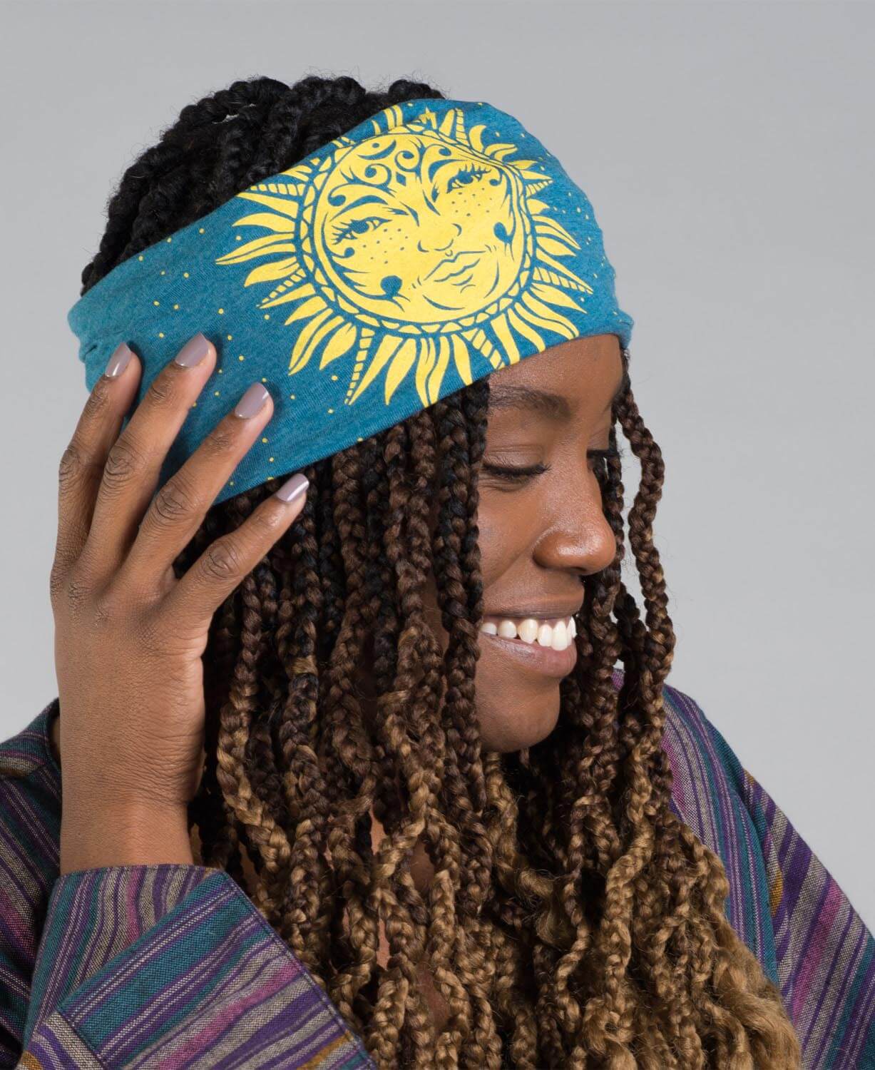 Celestial Sun Art Boho Headband