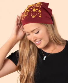 Retro Mushrooms Bandana Headband