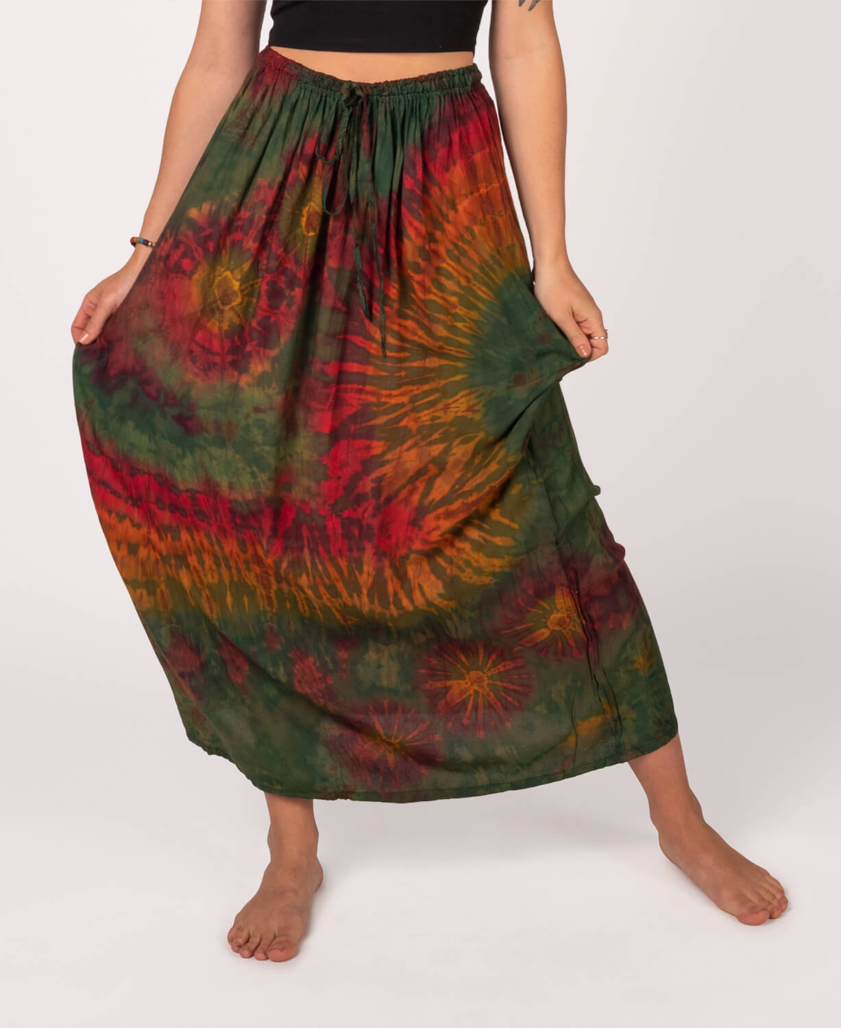 Tie Dye Skirt Mudmee Tie Dye Skirt Soul Flower Tie Dye Skirts