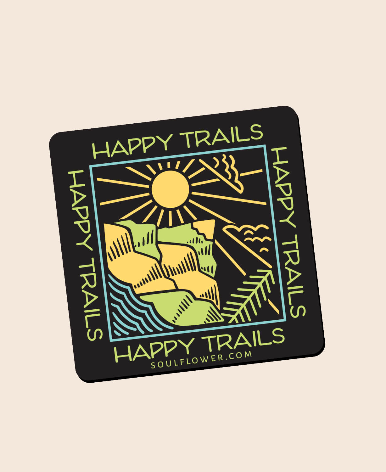 NEW! Happy Trails Magnet