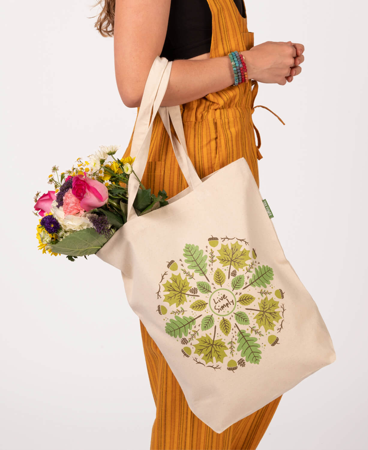 Live Simply Mandala Eco Tote Bag