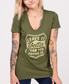 Final Sale! Better Than You Found It Hemp Viscose V-Neck