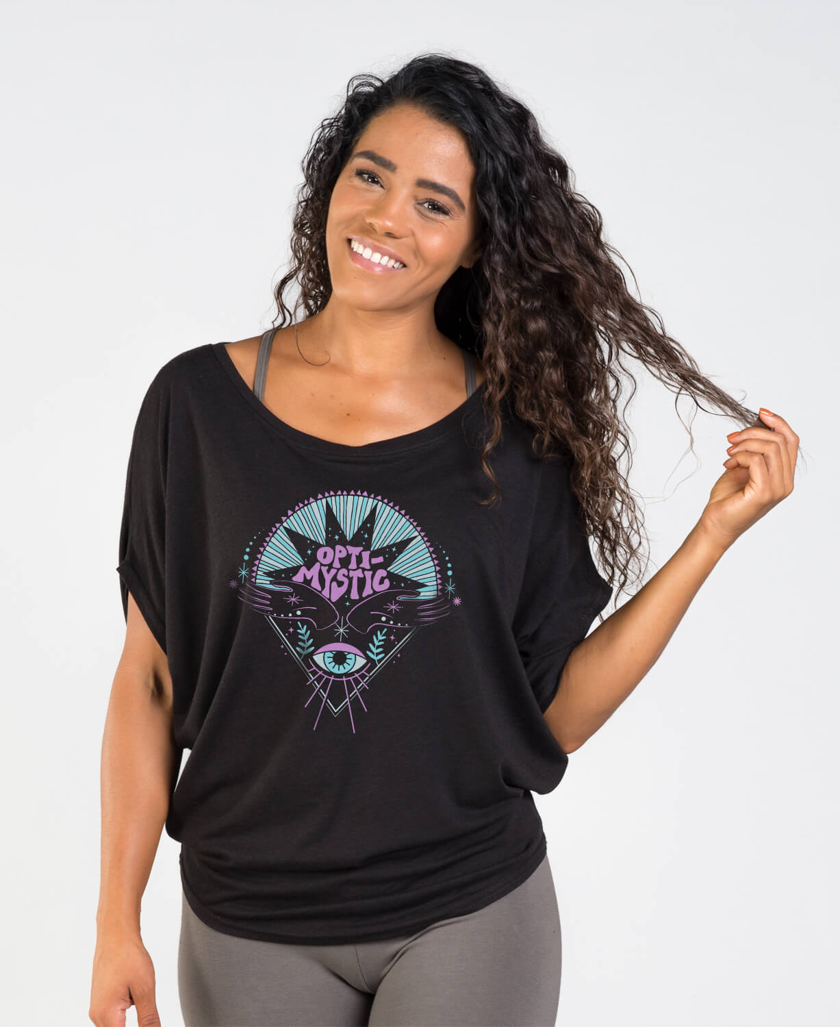 Closeout! Opti-Mystic Bamboo Viscose Dolman Top