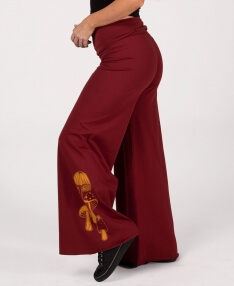 Final Sale! Retro Mushrooms Flowy Pants
