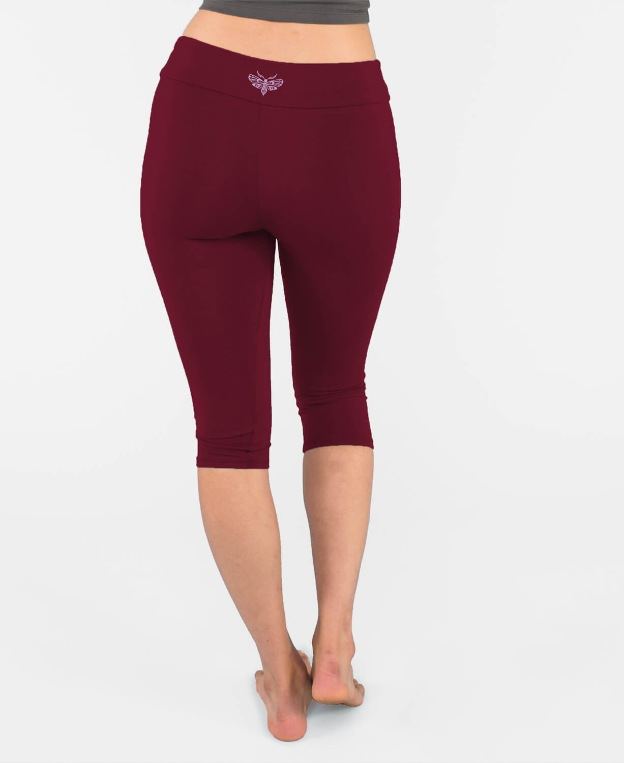 Mini Moth Organic Cropped Leggings