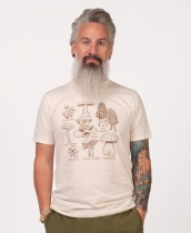 NEW! Mushroom Botanical Organic T-Shirt