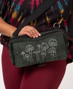 Mushrooms Hip Sling Bag