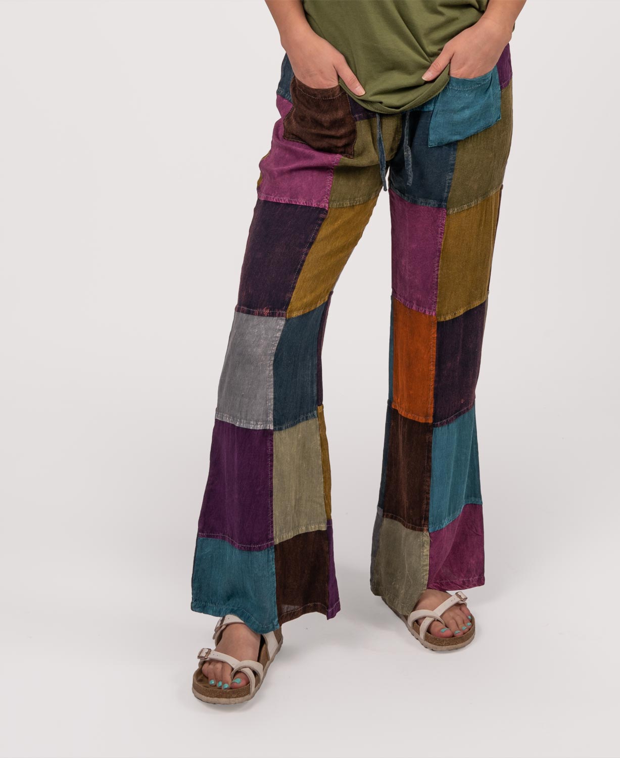 Patchwork Pants, Women's Hippie Pants